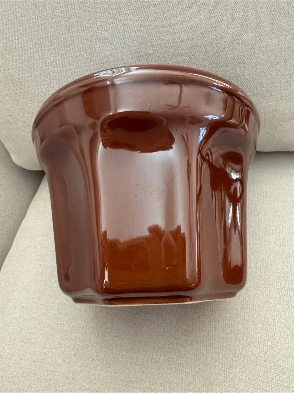 Williams-Sonoma Monkey Bread Mold Brown Stoneware 2 Qt